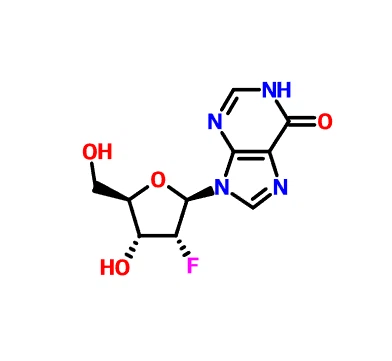 9-[(2R,3R,4R,5R)-3-flúor-4-hidroxi-5-(hidroximetil)oxolan-2-il]-3H- purin-6-um CAS NO: 80049-87-2