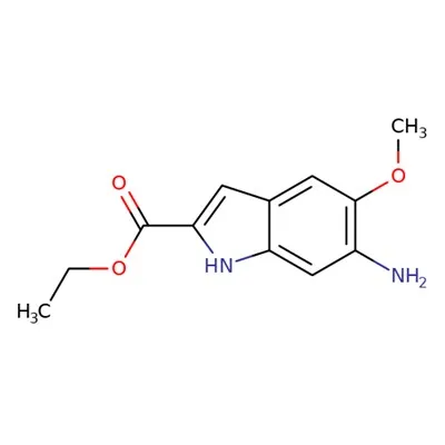 CAS:107575-60-0|Etil 6-amino-5-metoxiindol-2-carboxilato