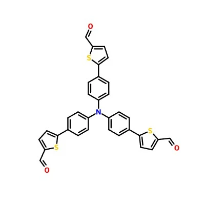 CAS:883236-47-3|5,5',5''-(Nitrilotris(benzeno-4,1-diil))tris(tiofeno-2-carbaldeído)
