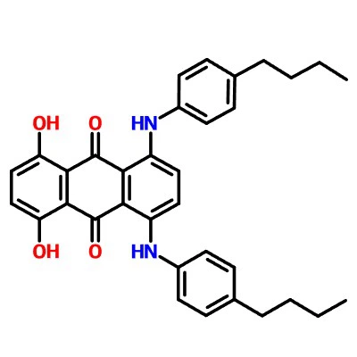 CAS:28198-05-2|1,4-Bis((4-butilfenil)amino)-5,8-dihidroxiantraceno-9,10-diona