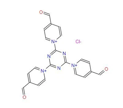 CAS:2242469-77-6丨1,1',1''-(1,3,5-triazina-2,4,6-triil)tris(4- Cloreto de formilpiridina-1-io)(1:3)